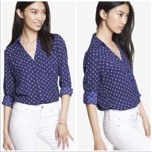 😍 EXPRESS Portofino Button Down Long-sleeve Shirt